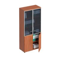 Шкаф для документов со стеклянными дверьми