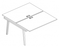Секция стола рабочей станции (2х140
