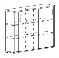 Шкаф-купе средний (для 2-х столов 70)