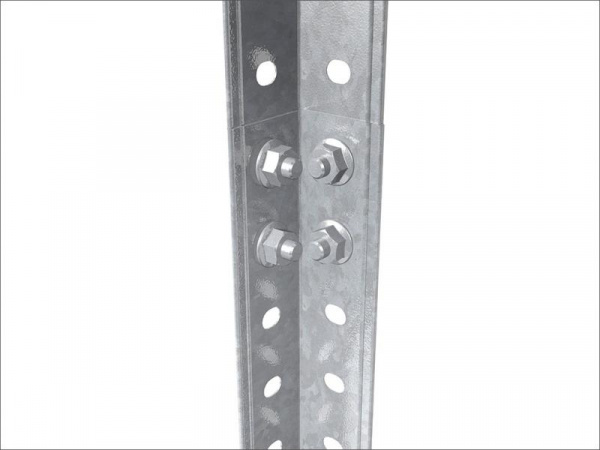 Стеллаж ES 150KD/75Х30/4 оцинкованный