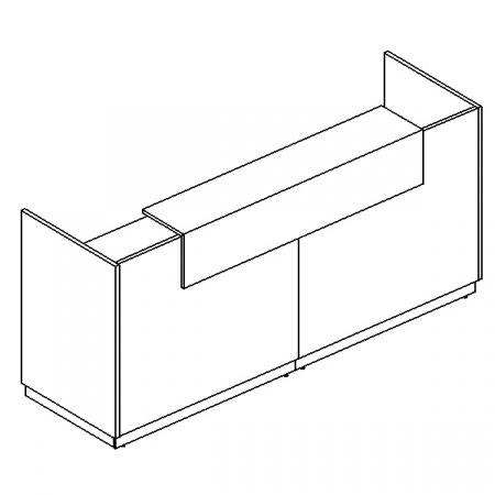 Стойка ресепшн прямая