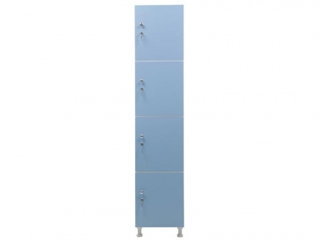 Шкаф для раздевалок WL 14-40 голубой/белый Шкаф для раздевалок WL 14-40 голубой/белый