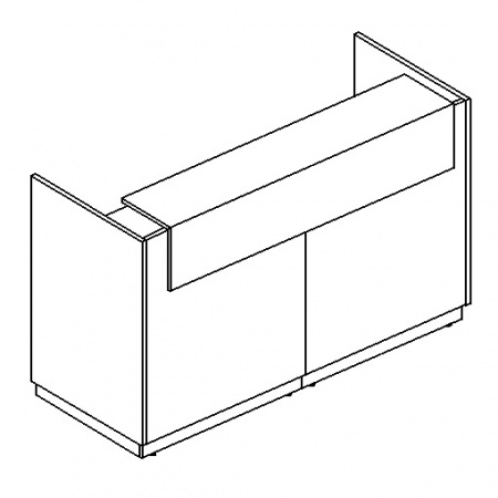 Стойка ресепшн прямая