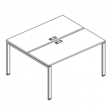 Рабочая станция на металлокаркасе UNO (2х120)