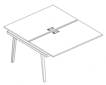 Секция стола рабочей станции (2х160)