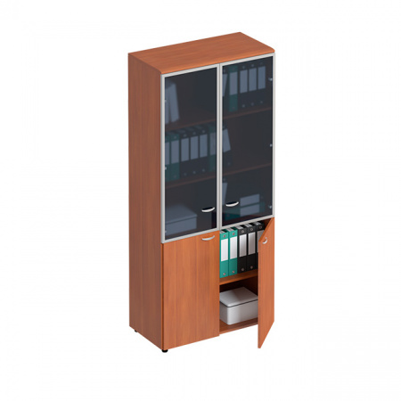 Шкаф для документов со стеклянными дверьми