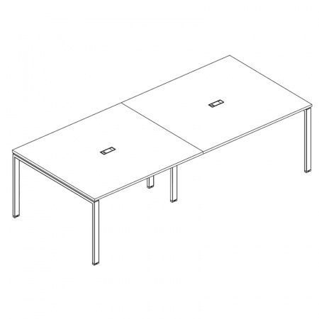 Стол для переговоров на металлокаркасе UNO