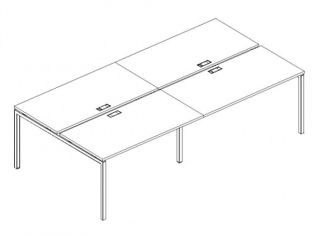 Рабочая станция на металлокаркасе DUE (4х120)