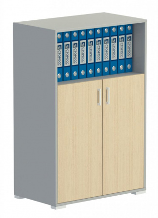 Шкаф для документов средний полузакрытый (ДВП 3 мм)